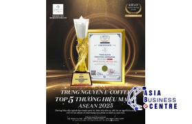 TRUNG NGUYÊN E-COFFEE vinh dự được vinh danh – TOP 5 Thương Hiệu Mạnh ASEAN 2025